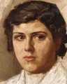 Portrait Of An Elegant Young Woman - German School