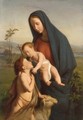 Madonna With Child And Saint John The Baptist - Frederich Geselschap