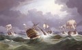 The Battle Of Trafalgar - William Barnett Spencer