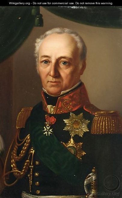 Portrait Of King Johann Of Saxony (1801-1873) - (after) Ferdinand Von Rayski