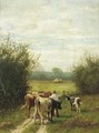 Herding Cattle - William Frederick Hulk