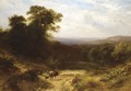 Returning From Market, Dusty Road, Surrey - George Cole, Snr.
