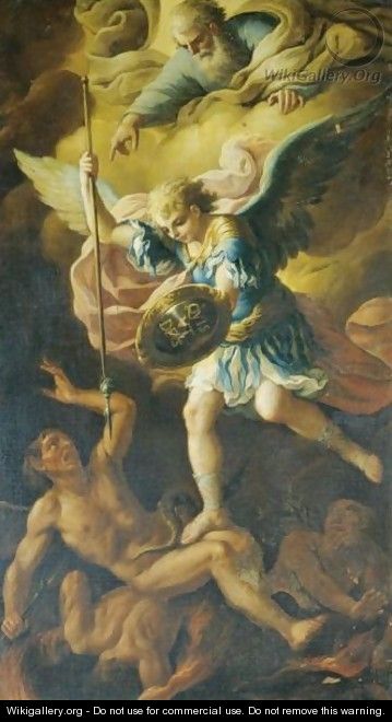 Saint Michael Defeating Satan - (after) Paolo Di Matteis