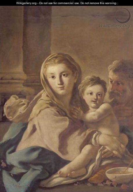 The Holy Family 2 - (after) Francesco De Mura