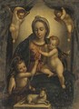 The Madonna And Child With The Infant Saint John The Baptist - (after) Johann Rottenhammer