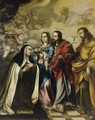 The Vision Of Saint Catherine Of Siena - (after) Juan De Valdes Leal