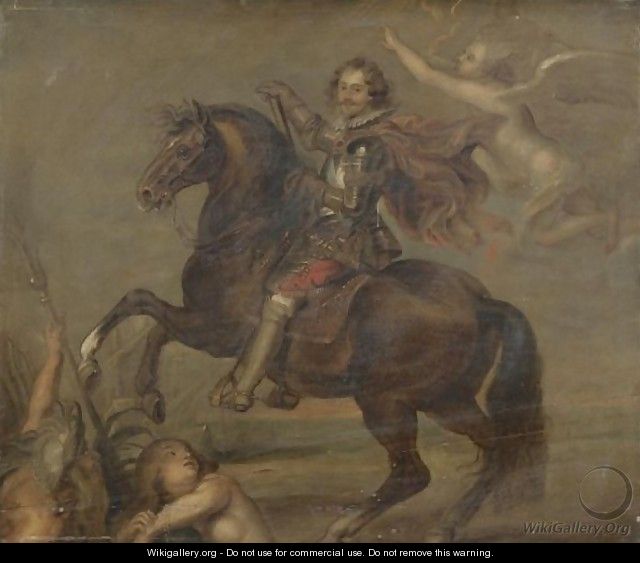 An Equestrian Portrait Of George Villiers, First Duke Of Buckingham (1592-1628) - (after) Sir Peter Paul Rubens