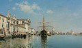 La Chiesa Gesuati From The Canale Della Giudecca, Venice - Federico del Campo