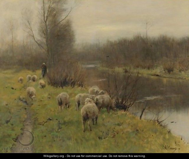 In The Pasture - Anton Mauve