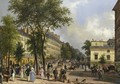 A Boulevard In Paris - Guiseppe Canella