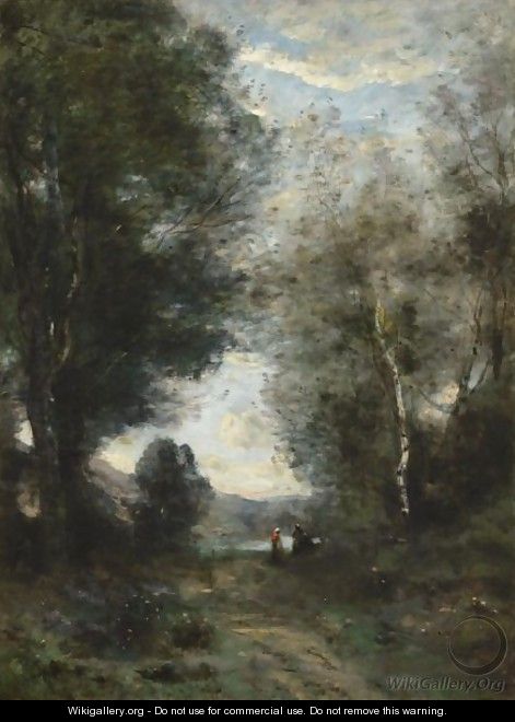 Le Sentier Au Printemps - Jean-Baptiste-Camille Corot