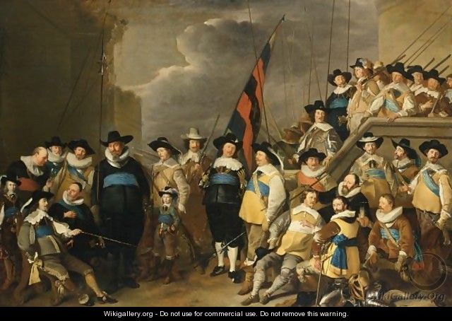 The Arquebusierst Civic Guard Company Of Captain Cornelis De Graeff And Lieutenant Hendrik Lauwersz - (after) Jacob Adriaensz. Backer