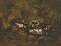 Paysage Et Vaches, Sous-Bois - Narcisse-Virgile Díaz de la Peña