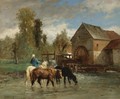 Watering The Horses - Constant Troyon