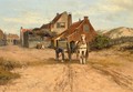 'Een Buurtje Te Zandvoort' - Johannes Hermann Barend Koekkoek