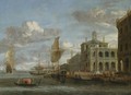 Venice, A Capriccio View From The Bacino With The Piazzetta And Dutch Shipping - Jacobus Storck