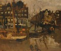 A View Of The Brouwersgracht, Amsterdam - George Hendrik Breitner