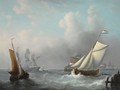 Sailing In Choppy Waters - Martinus Schouman