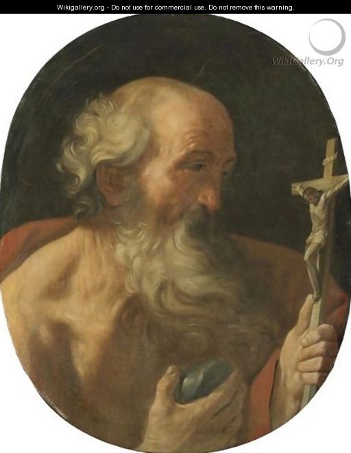 Saint Jerome - (after) Simone Cantarini (Pesarese)