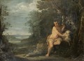 Saint John The Baptist In The Wilderness - Annibale Carracci