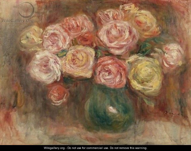 Vase De Fleurs - Pierre Auguste Renoir