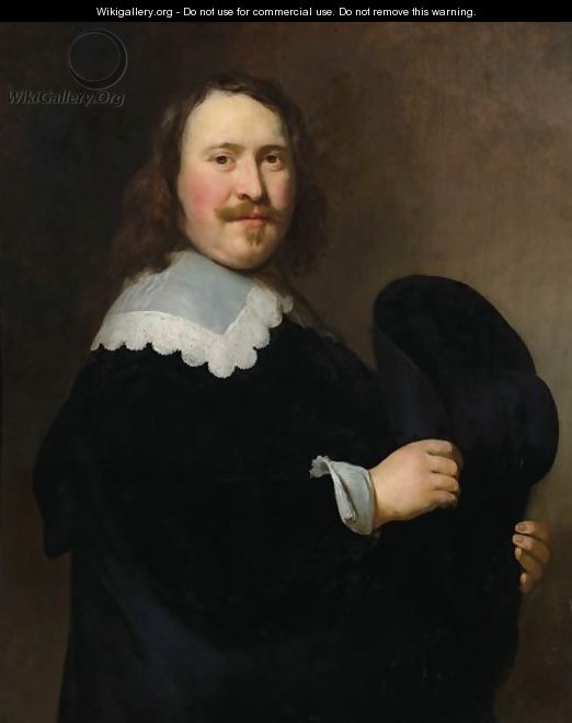 A Portrait Of A Gentleman - Govert Teunisz. Flinck