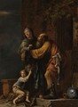 Abraham Pleading With Sarah On Behalf Of Hagar - Willem Bartsius