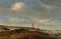 A Panoramic View Of Rhenen From The Banks Of The Rhine To The West Of The City, With The Church Of St. Cunera In The Distance - Salomon van Ruysdael