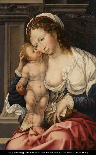 The Virgin And Child 5 - (after) Jan (Mabuse) Gossaert