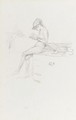 The Little Nude Model, Reading - James Abbott McNeill Whistler