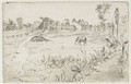 Landscape With The Horse - James Abbott McNeill Whistler
