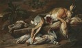 A Still Life With A Hare And Other Dead Game - Jacob van der (Giacomo da Castello) Kerckhoven
