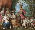 A Bacchanal With Ceres, Bacchus And Venus - Jan, the Younger Brueghel