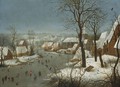 Winter Landscape With A Bird-Trap 2 - (after) Pieter The Younger Brueghel