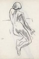 Study Of A Female Nude - Samuel John Peploe