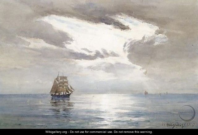 Sky Clearing At Sea - David West
