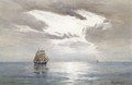 Sky Clearing At Sea - David West