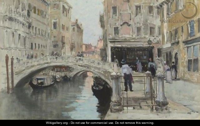 Scene In Venice - Francis Hopkinson Smith