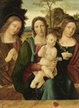 Madonna Col Bambino Tra Santa Caterina D'Alessandria E Santa Lucia - Antonio da Solario