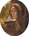 Portrait Of A Girl With A Notebook - Charles Baxter