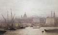 London Bridge With St Paul's Cathedral Beyond - Frederick E.J. Goff