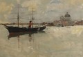 Scene In Venice - Frank Duveneck