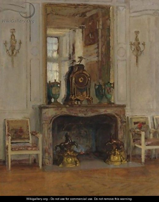 Fireplace, Palais De Fontainbleau - Walter Gay