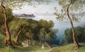 Corfu From The Village Of Ascension 2 - Edward Lear