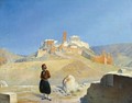 View Of The Acropolis With The Theatre Of Herodes Atticus - Raffaello Ceccoli
