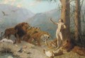 Orpheus Charming The Animals - Gustave Surand