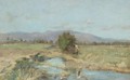 A River Landscape - Pericles Pantazis