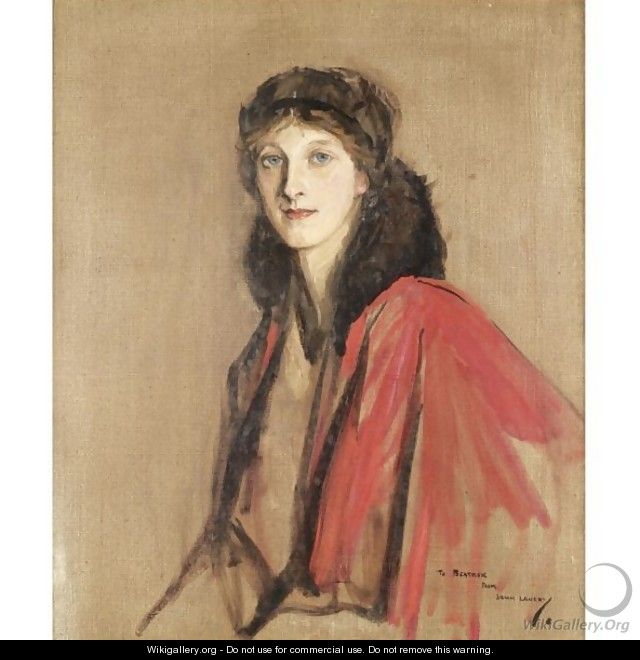 Portrait Of Beatrix, Mrs R.B. Wingate Gray - Sir John Lavery