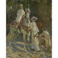 Sketch For 'In Morocco' - Sir John Lavery