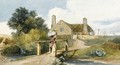 A Washerwoman Returning To A Cottage - David Cox